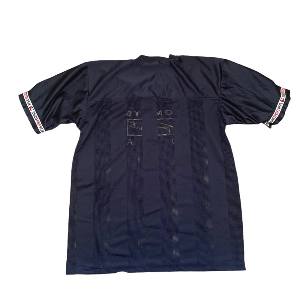 Vintage 1990s Tommy Hilfiger Sports USA Navy‎ Mesh Jersey - Picture 2 of 3